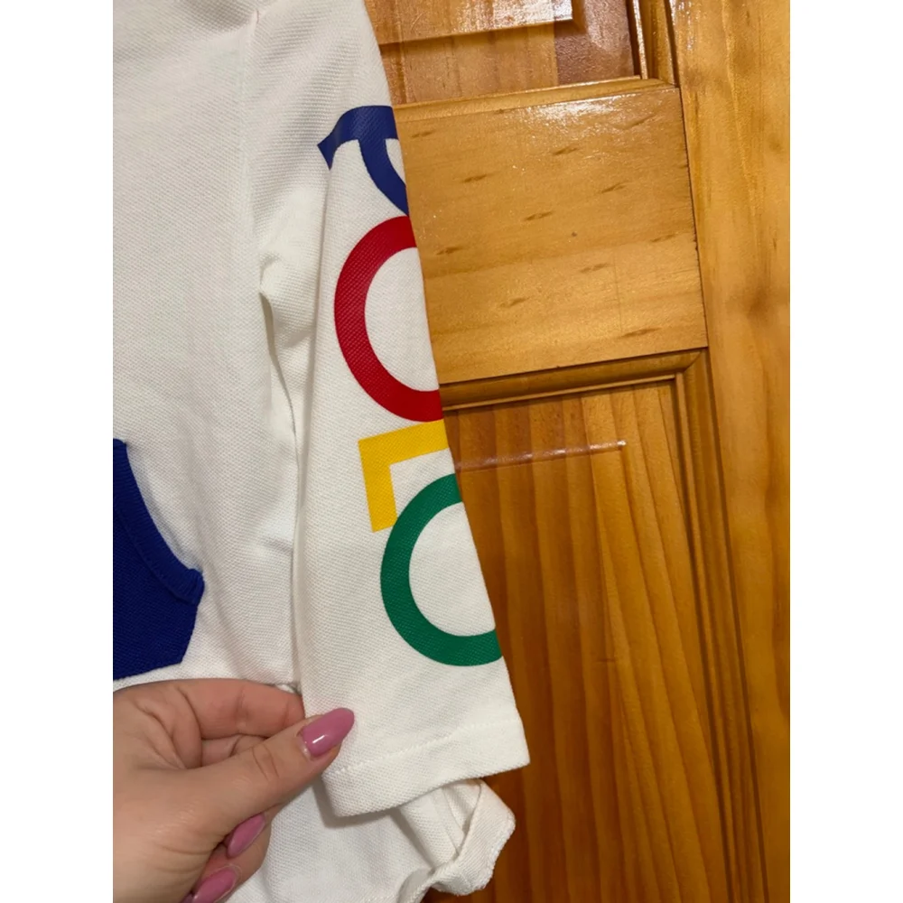 Ralph Lauren Baby Top 18M Polo Colorblock Pocket Logo Preppy Girls